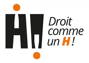Droit comme un H